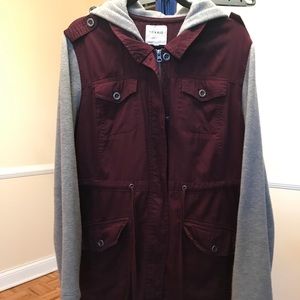 Twill and Knit Anorak